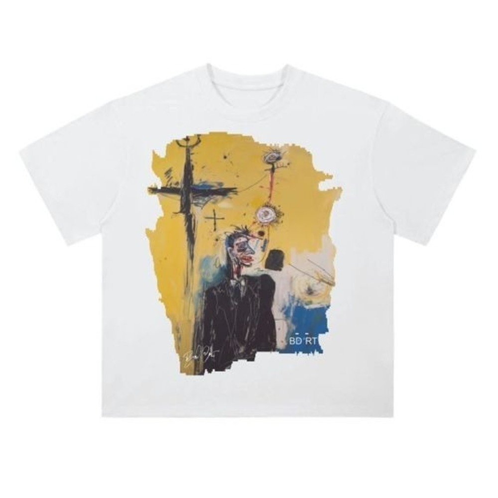 Preacher T-Shirt, Loose Drop Shoulder Crewneck T-shirt